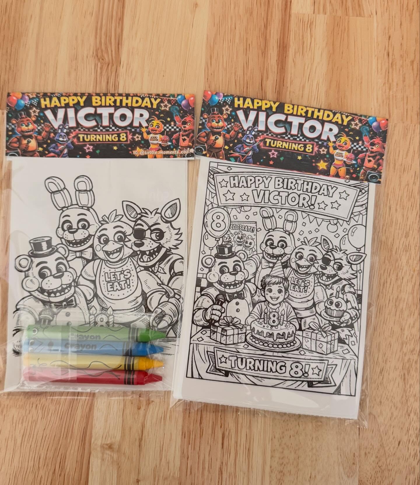 Party favor pack, bundled